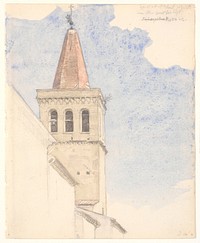 Bell tower in Sansepolcro by Joakim Skovgaard