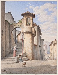 Street in Subiaco by H. C. Stilling