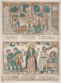 The Wedding at Cana and Christ by Johan Rudolph Thiele