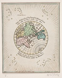 World map with poems