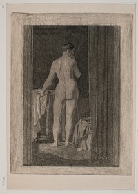 Female model figure by C.W. Eckersberg