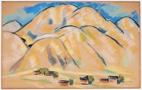 New Mexico Hills by Marsden Hartley