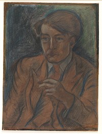 Preliminary study for a portrait of the painter and graphic artist Søren Hjorth Nielsen by John Christensen