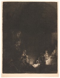 The burial by Rembrandt van Rijn
