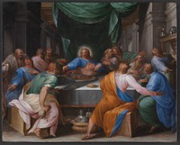 The Holy Communion by Girolamo Muziano