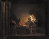 Christ in Emmaus by Rembrandt van Rijn