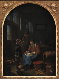 Sending the Boy for Beer by Frans Van I Mieris