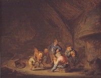 Farmhouse by Adriaen Van Ostade