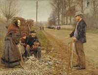 People by a Road, H. A. Brendekilde