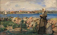 From the Norwegian archipelago by Eilif Peterssen