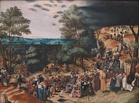 Christ's walk to Calvary by Pieter Brueghel the Younger 