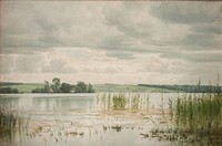 Esrom lake by Vilhelm Groth