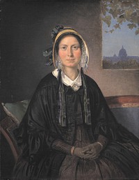 Frederikke Raffenberg, born Hagerup by Wilhelm Marstrand