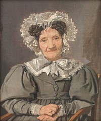 Johanne Pløyen, born Bachmann by Christen Købke