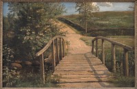 Bridge over a Stream in Assens, Funen by Dankvart Dreyer