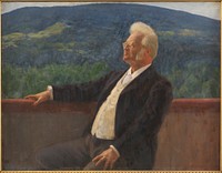 Portrait of Bjørnstjerne Bjørnson by Erik Werenskiold