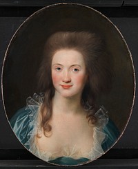 Susanne Elisabeth Holm, the painter's first fiancée by Jens Holm