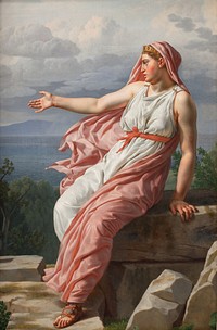 Alcyone's Farewell to her Husband. by C.W. Eckersberg