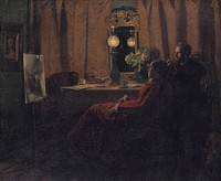 Appraising the Day's Work by Anna Ancher