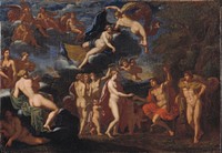 Paris gives Venus the apple by Jan Van Haensbergen