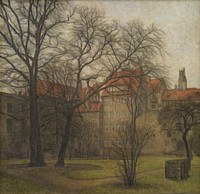 The garden at the Prince's Palace by Svend Hammershøi