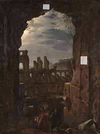View of the Colosseum in Moonlight by Franz Ludwig Catel
