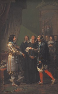 Frederik III receives absolute power in 1660 by Nicolai Abildgaard