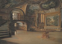 A floor in the Palazzo Borghese by Josef Theodor Hansen