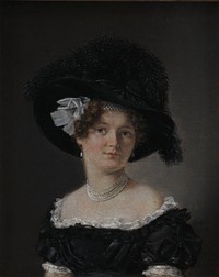 Mathilde Theresia von Irgens-Bergh, née Holsten, the Wife of Mathias Friis von Irgens-Bergh by Christian Albrecht Jensen