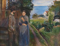 Evening passion by Edvard Munch