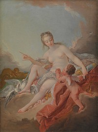 Venus and Cupid by Anton Müller