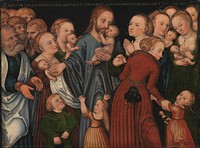 Christ Blessing the Children by Lucas Cranach d.Æ