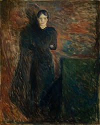 Lady in Black by Edvard Munch