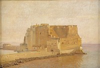 Castel dell'Ovo in Naples by Christen Købke