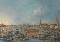 The Bucintoro Festival of Venice by Francesco Guardi