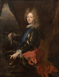 Portrait of King Frederik IV as prince by Hyacinthe Rigaud