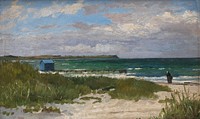 Coastal landscape. Hornbæk by Carl Locher