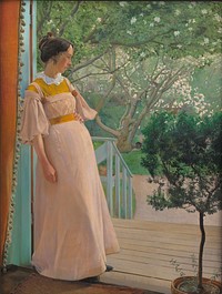 At the French Windows. by L. A. Ring