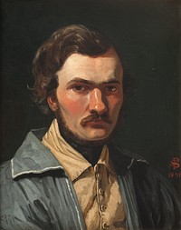 The painter J.Th.Lundbye by P. C. Skovgaard