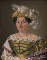 Colonel Pauline Hagen by Christian Albrecht Jensen