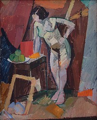 Standing Female Nude by Edvard Weie