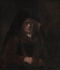 An Old Woman by Rembrandt van Rijn