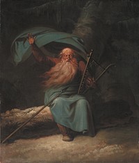 Ossian Singing His Swan Song by Nicolai Abildgaard