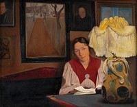 The Artist's Wife by Lamplight by L. A. Ring