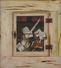 Trompe l'Oeil. by Cornelis Norbertus Gysbrechts