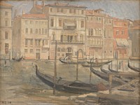 On the Grand Canal in Venice by Karl Schou