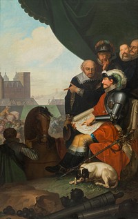 Frederik II Builds Kronborg Castle at Elsinore by Nicolai Abildgaard