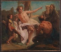 Apollo and Marsyas by Giovanni Battista Tiepolo by Giovanni Battista Tiepolo