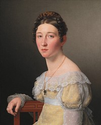 Portrait of Emilie Henriette Massmann, Trust of Frederik Wilhelm Caspar von Benzon by C.W. Eckersberg