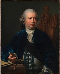 The sculptor Jacques-François-Joseph Saly by Jens Juel